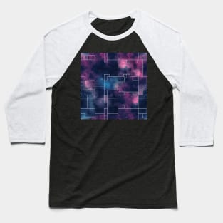 Endless Immensity - Infinite Nebula Seamless Pattern Baseball T-Shirt